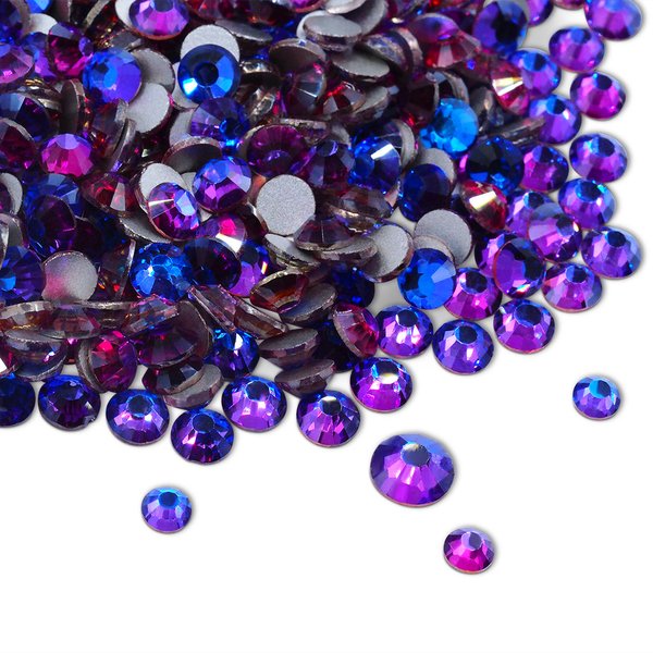 Purple Velvet - Non-Hotfix Rhinestones